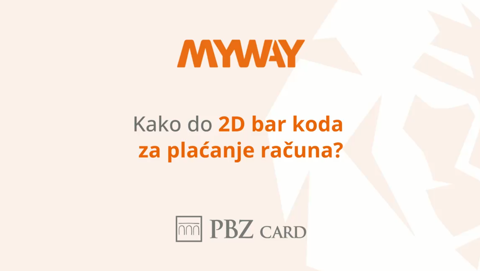 2D bar kod za plaćanje računa