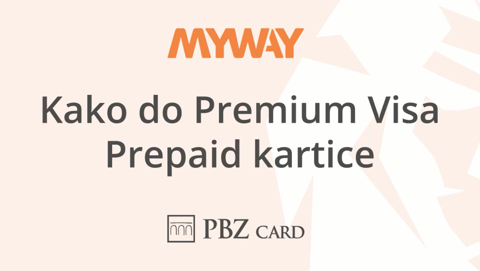 Premium Visa prepaid kartica